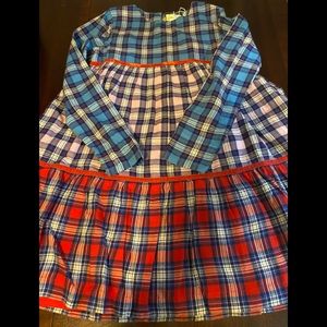 Mini Boden Nwt size 9/10 plaid dress